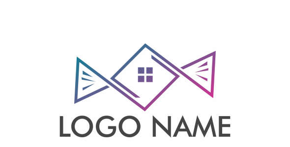 Шаблон логотипа на тему графика