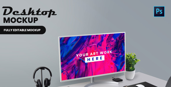 Мокап для продукта на тему графика