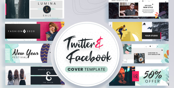 Шаблон для соцсетей на тему графика