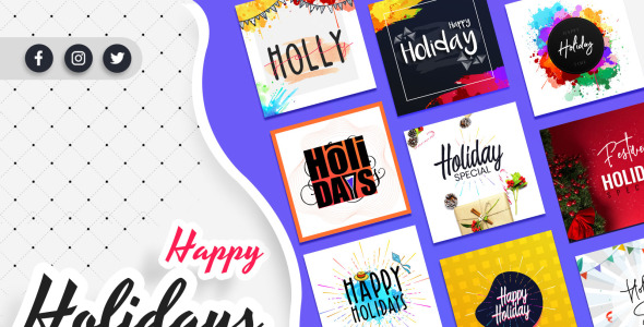 Шаблон для соцсетей на тему графика