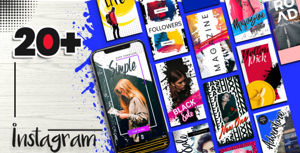 Шаблон для соцсетей на тему графика