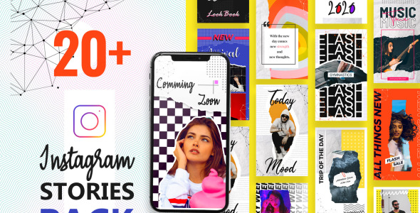 Шаблон для соцсетей на тему графика