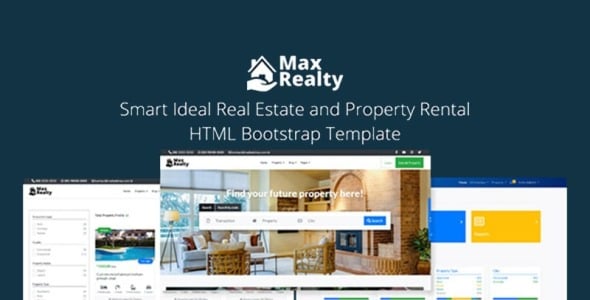 Real Estate Bootstrap Website Template