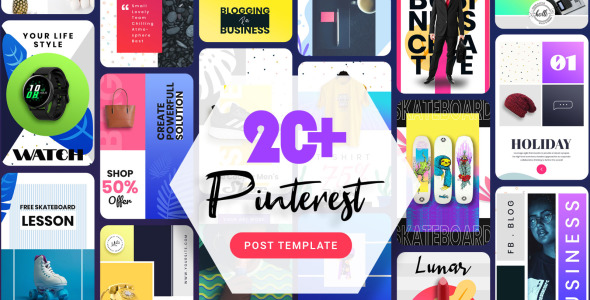 Шаблон для соцсетей на тему графика