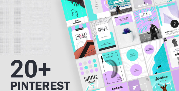 Шаблон для соцсетей на тему графика