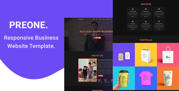 Responsive Business HTML5 Website Template