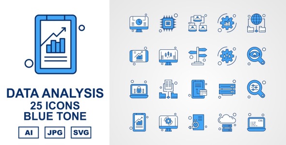 Набор иконок на тему data