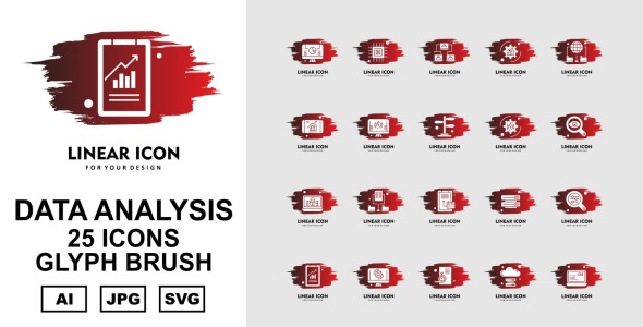 Набор иконок на тему data