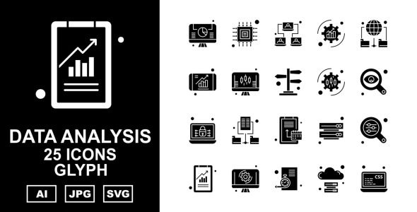 Набор иконок на тему data