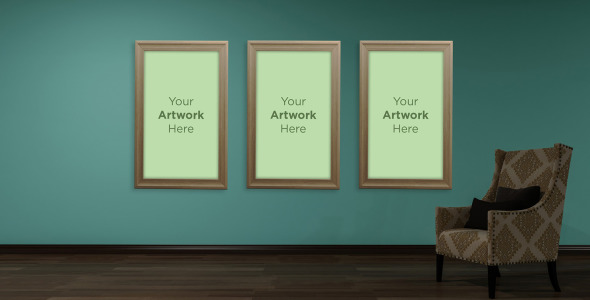 Мокап для продукта на тему графика