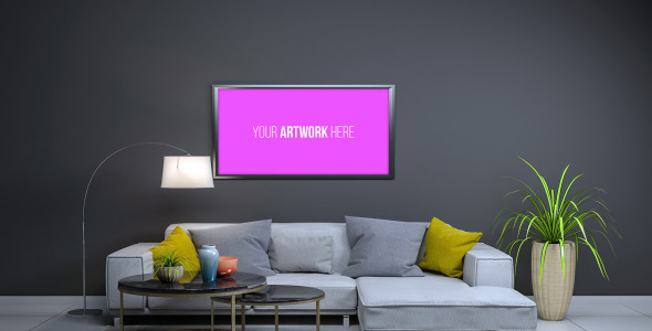 Мокап для продукта на тему графика