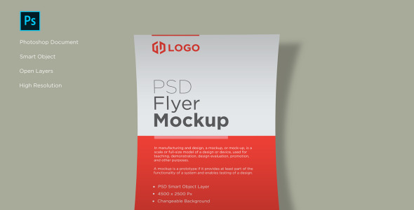 Мокап для продукта на тему графика