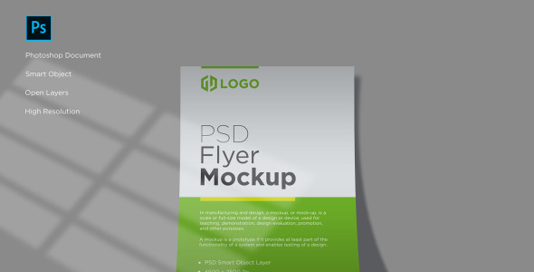 Мокап для продукта на тему графика