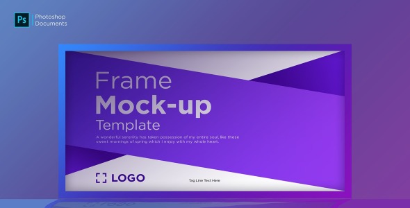 Мокап для продукта на тему графика