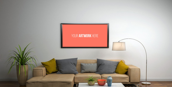 Мокап для продукта на тему графика