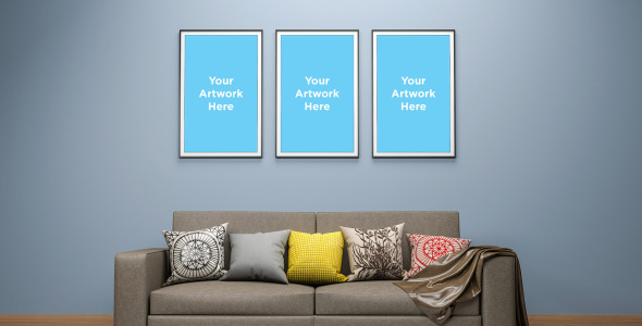 Мокап для продукта на тему графика