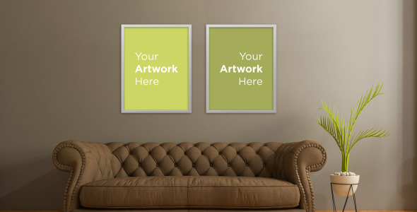 Мокап для продукта на тему графика