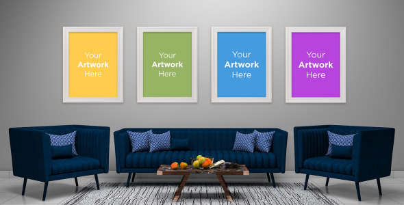 Мокап для продукта на тему графика