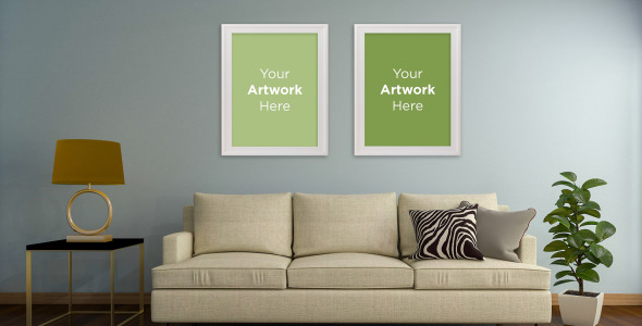 Мокап для продукта на тему графика