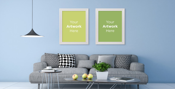 Мокап для продукта на тему графика