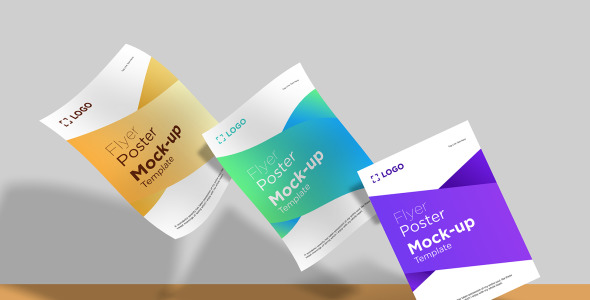 Мокап для продукта на тему графика