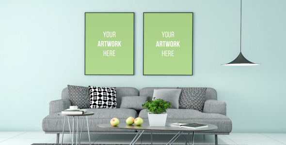 Мокап для продукта на тему графика