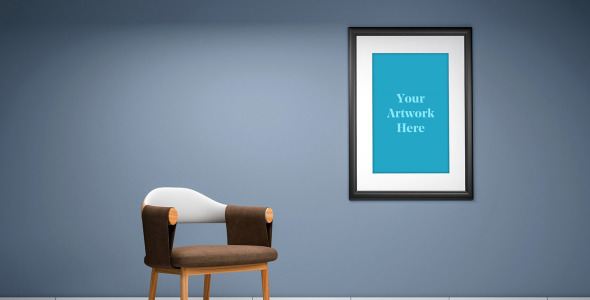 Мокап для продукта на тему графика