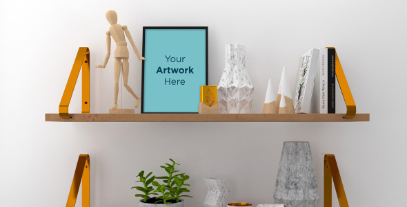 Мокап для продукта на тему графика