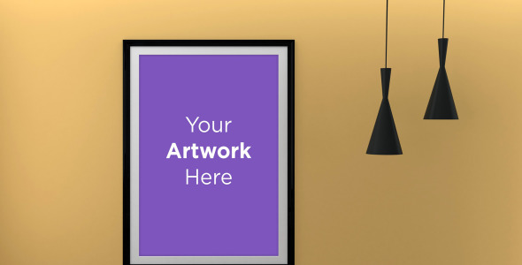 Мокап для продукта на тему графика