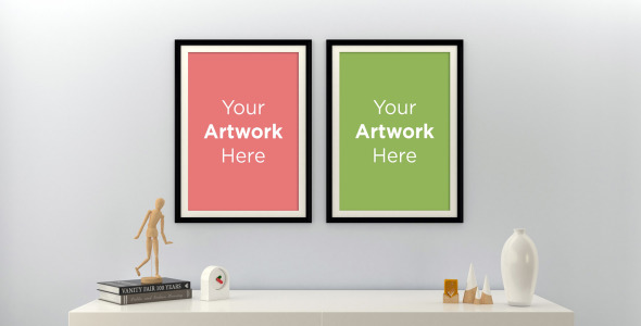 Мокап для продукта на тему графика