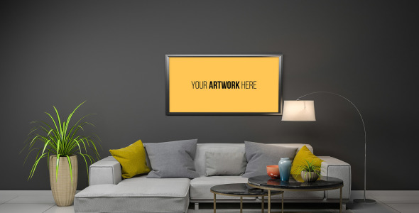 Мокап для продукта на тему графика