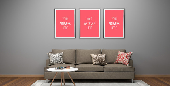 Мокап для продукта на тему графика