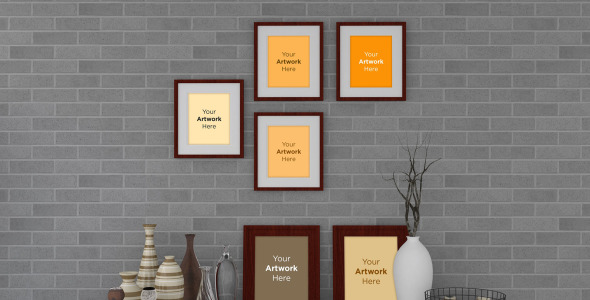 Мокап для продукта на тему графика