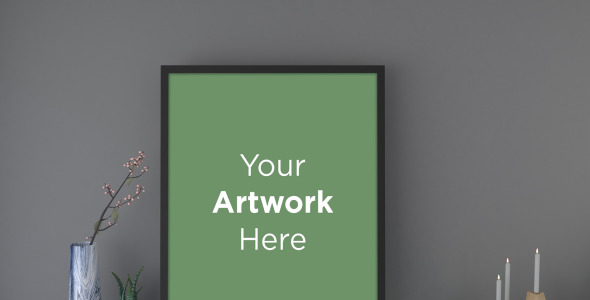 Мокап для продукта на тему графика