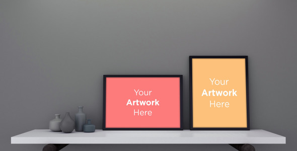 Мокап для продукта на тему графика