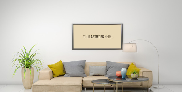 Мокап для продукта на тему графика