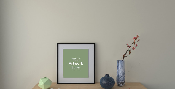 Мокап для продукта на тему графика