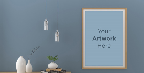 Мокап для продукта на тему графика