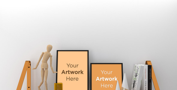 Мокап для продукта на тему графика