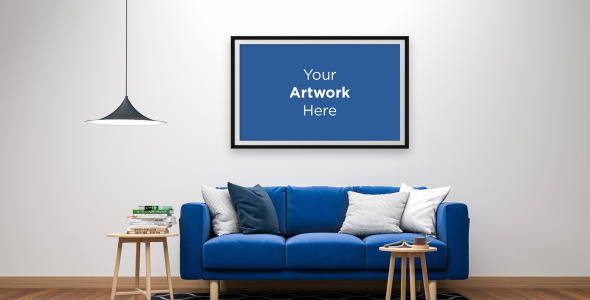 Мокап для продукта на тему графика