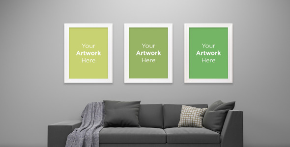 Мокап для продукта на тему графика