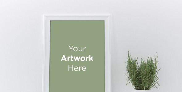 Мокап для продукта на тему графика