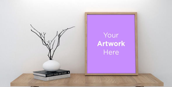 Мокап для продукта на тему графика