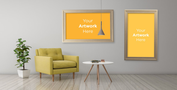 Мокап для продукта на тему графика