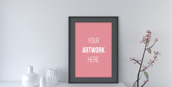 Мокап для продукта на тему графика