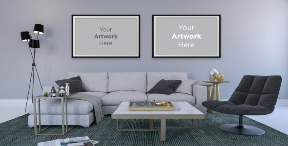 Мокап для продукта на тему графика