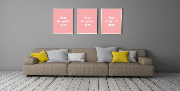 Мокап для продукта на тему графика