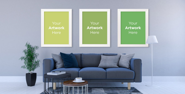 Мокап для продукта на тему графика