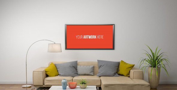 Мокап для продукта на тему графика