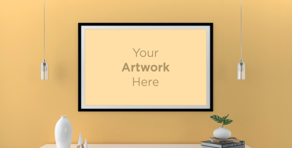 Мокап для продукта на тему графика